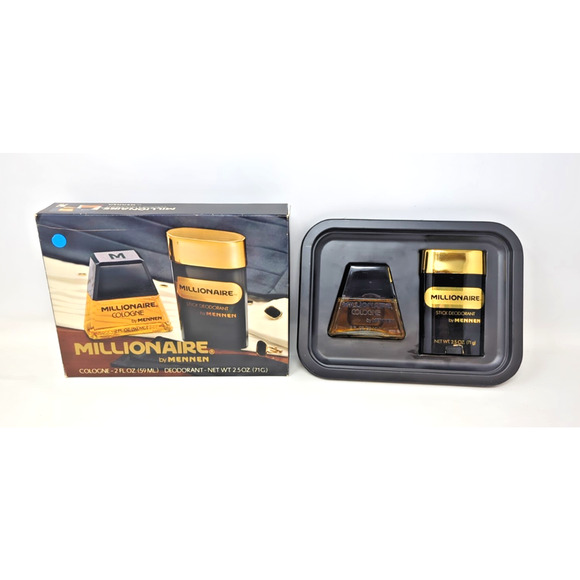 NEW MILLIONAIRE COLOGNE Deodorant by MENNEN 2 ounces Vintage No Longer Produced